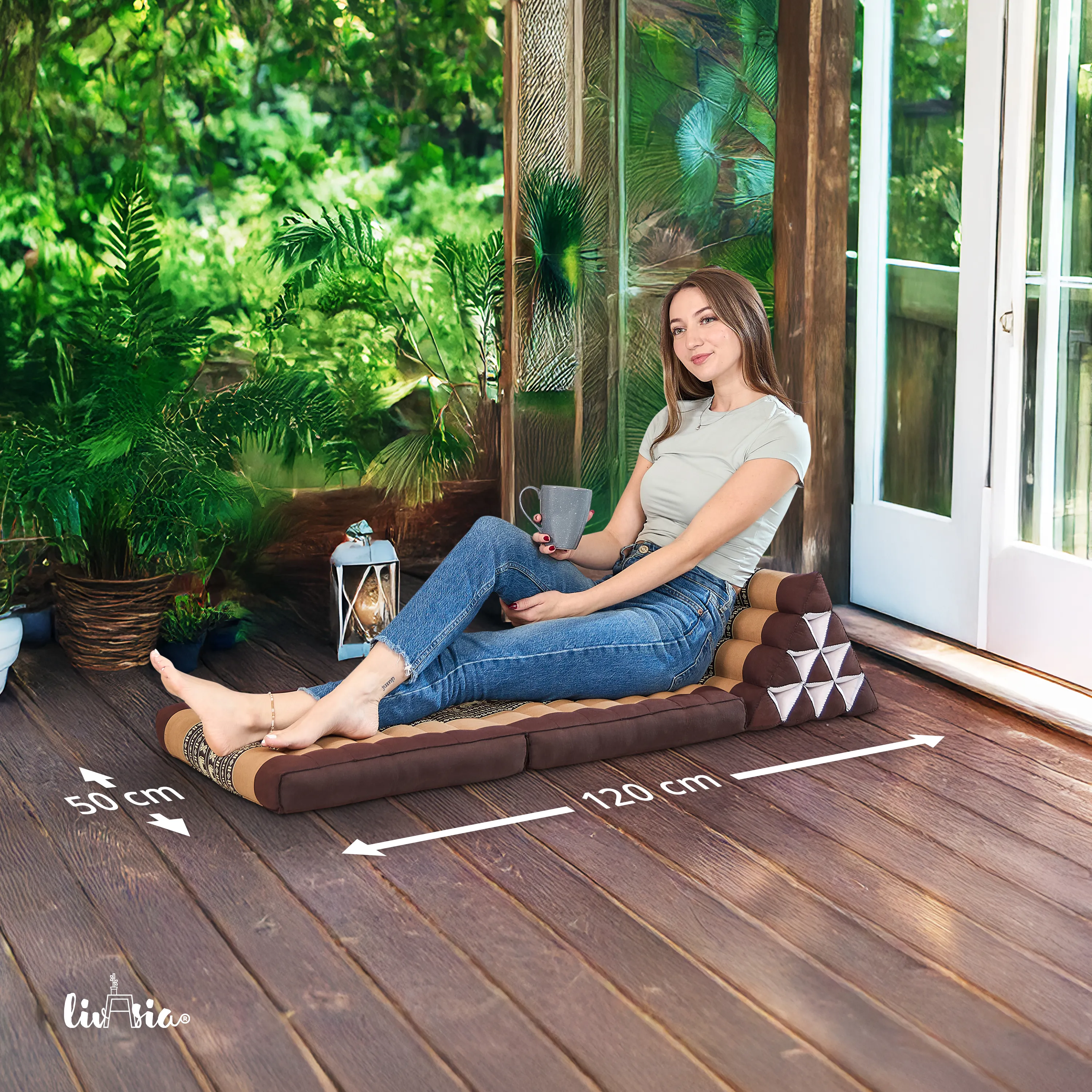 Kapok Thai Cushion 2 Fold