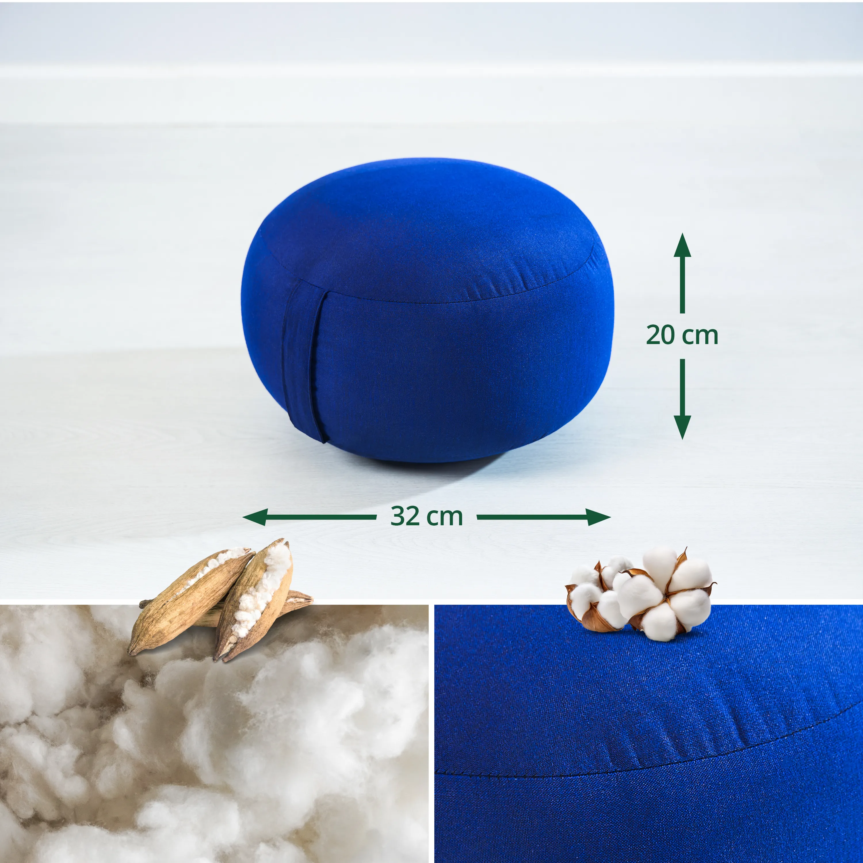 Kapok Zafu Cushion Small, Basic