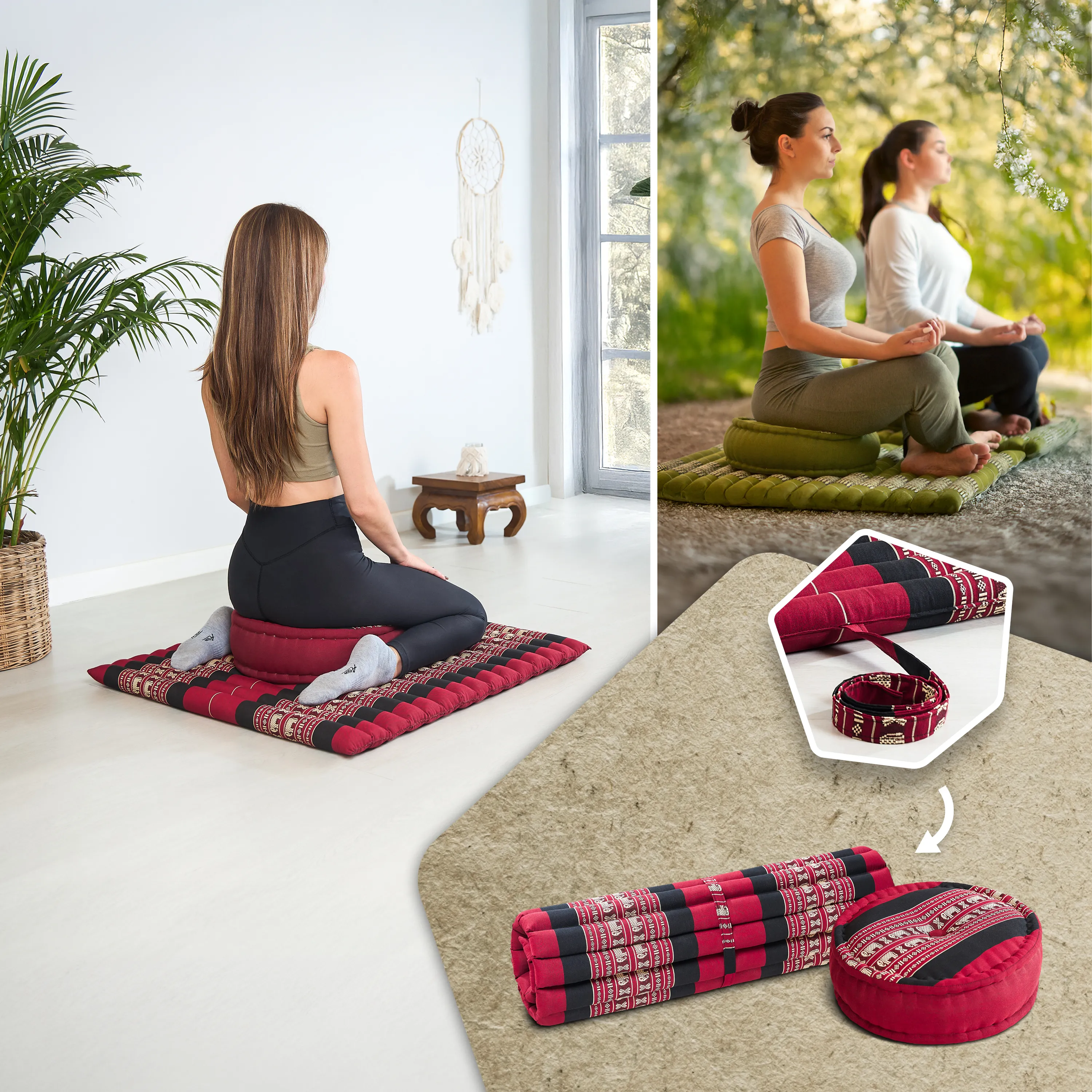 Kapok Meditation Cushion Set XL