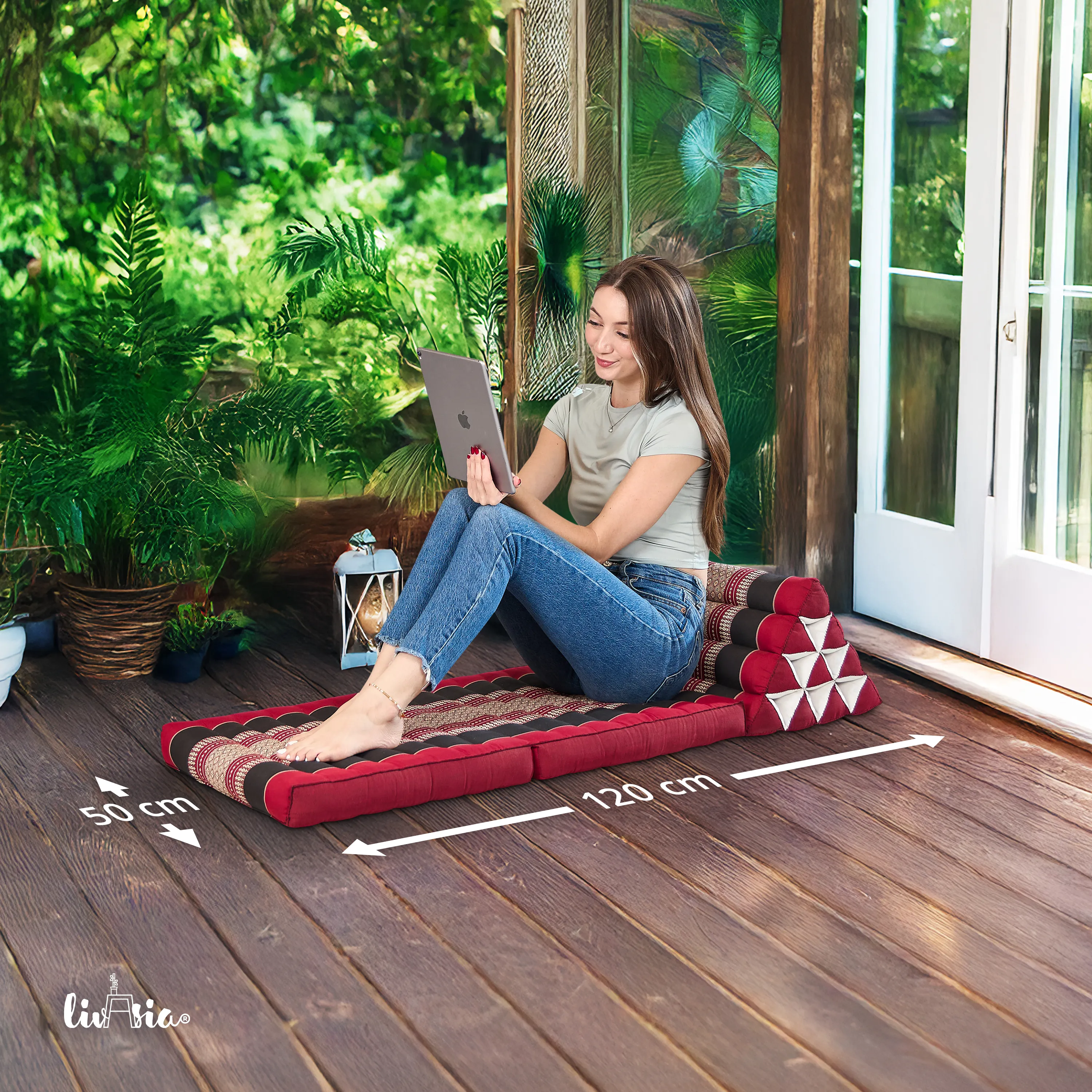 Kapok Thai Cushion 2 Fold
