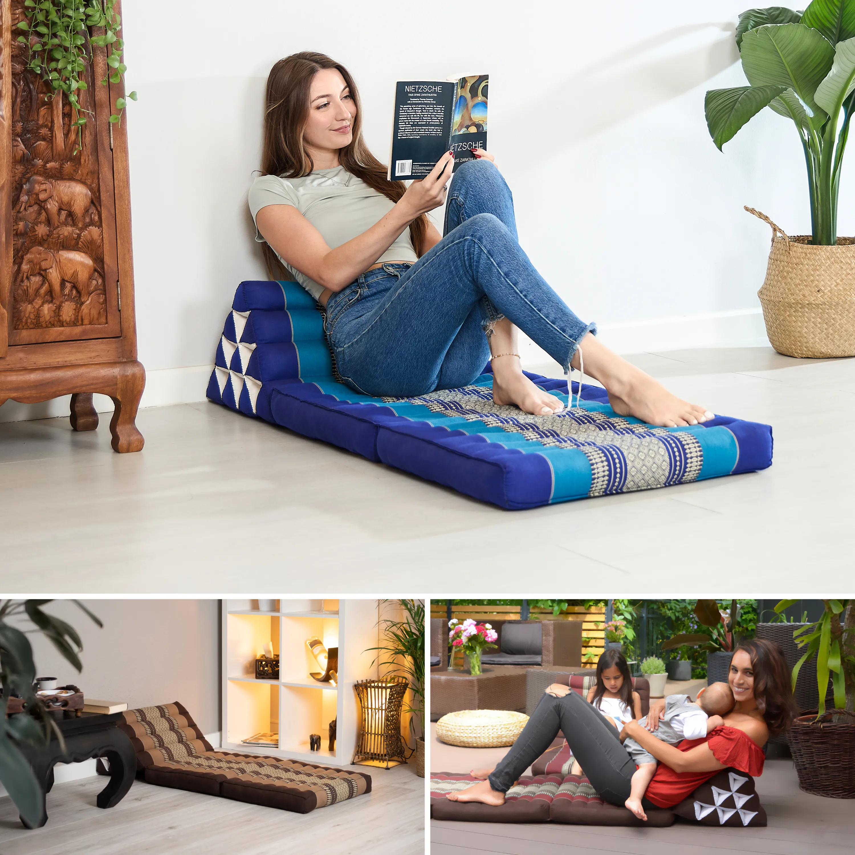 Kapok Thai Cushion 2 Fold