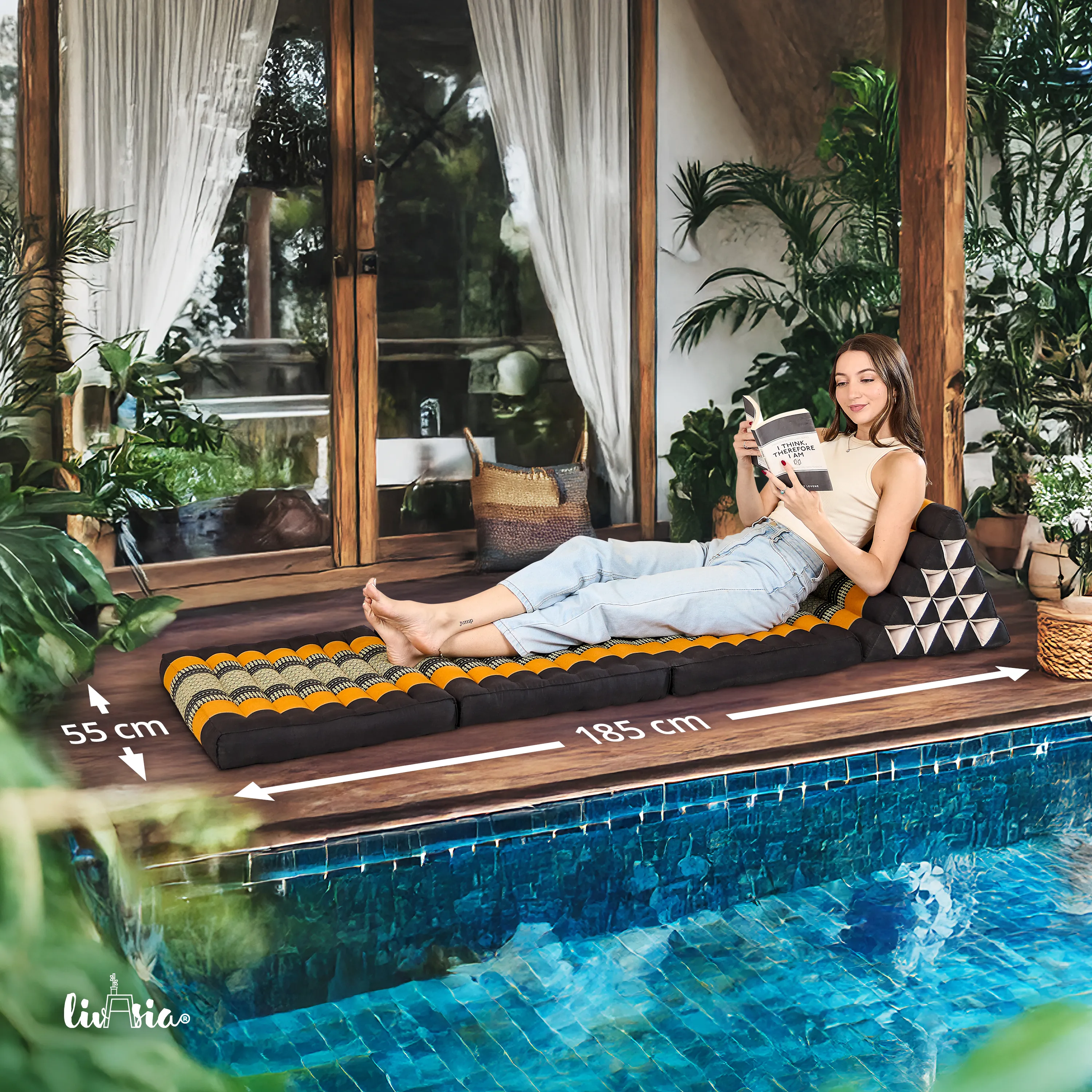 Kapok Thai Cushion XXL Tall