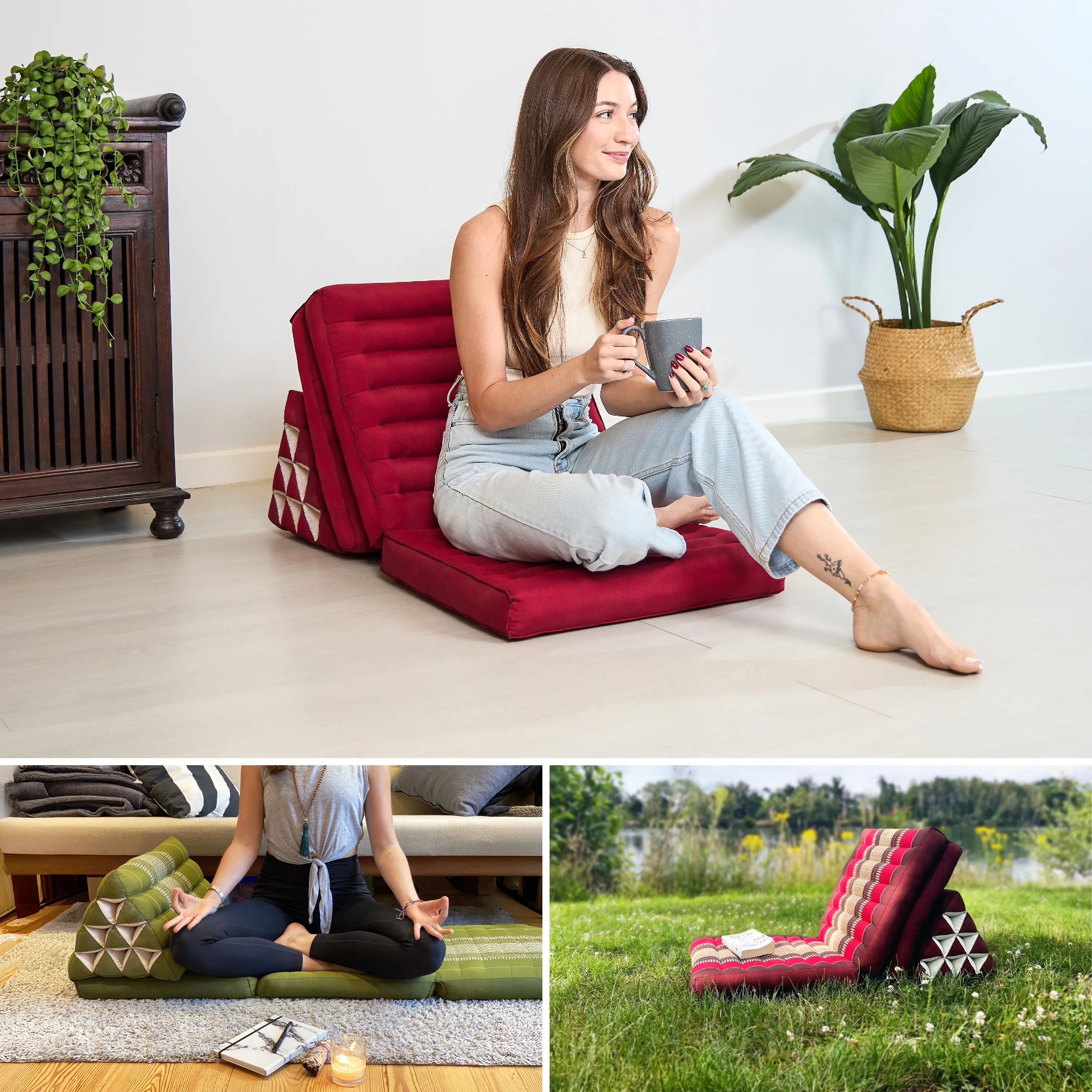 Kapok Thai Cushion 3 Fold, Basic