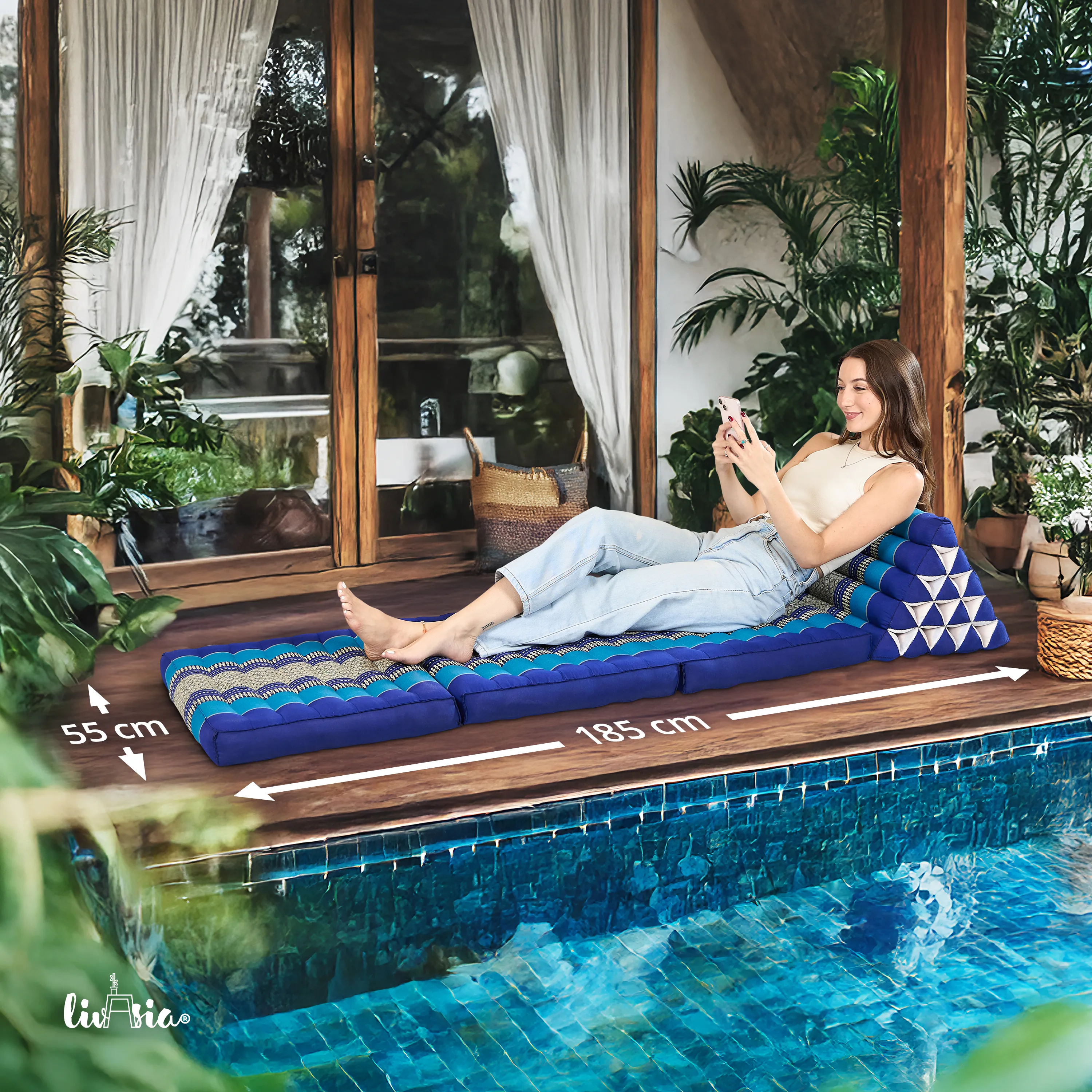 Kapok Thai Cushion XXL Tall