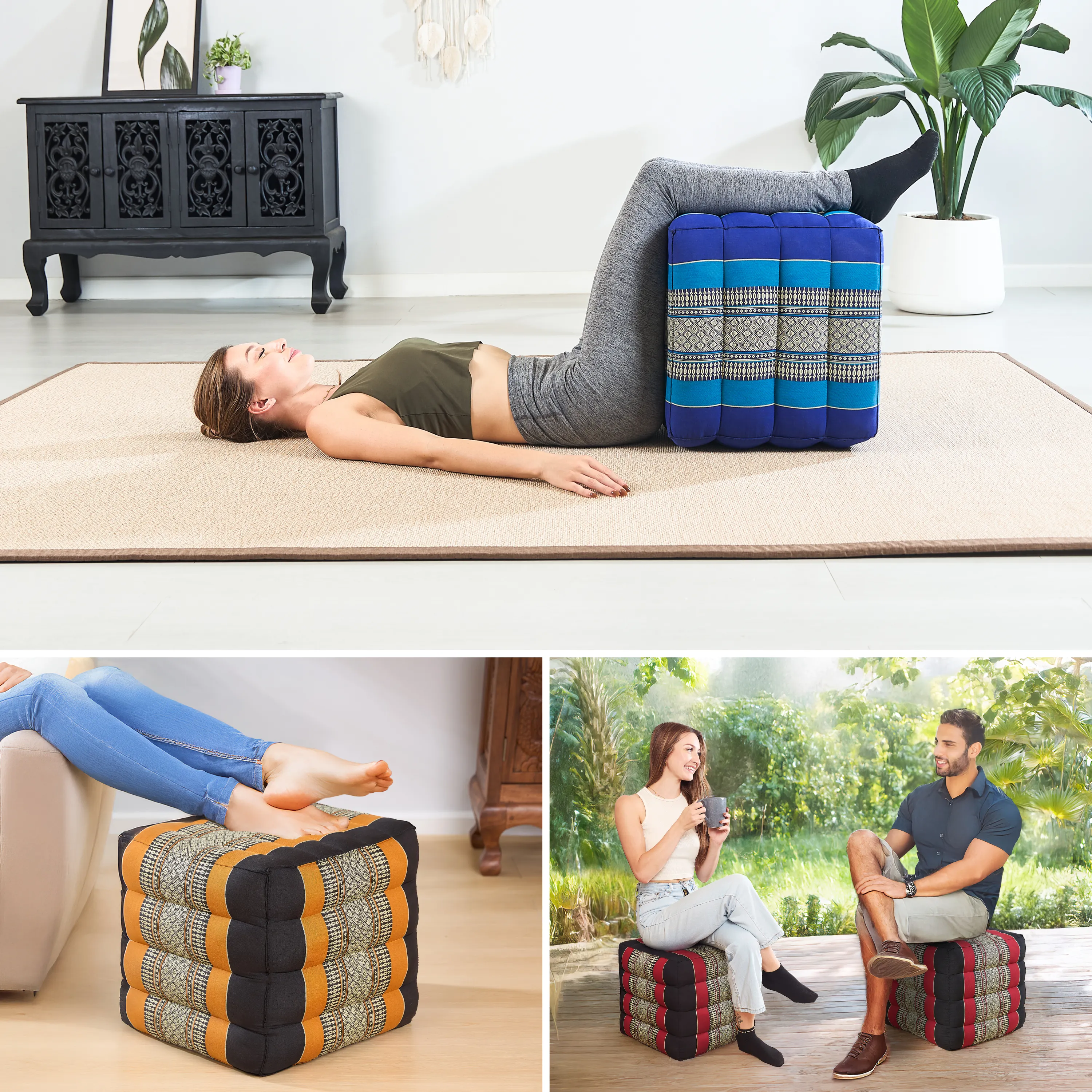 Kapok Cube Cushion