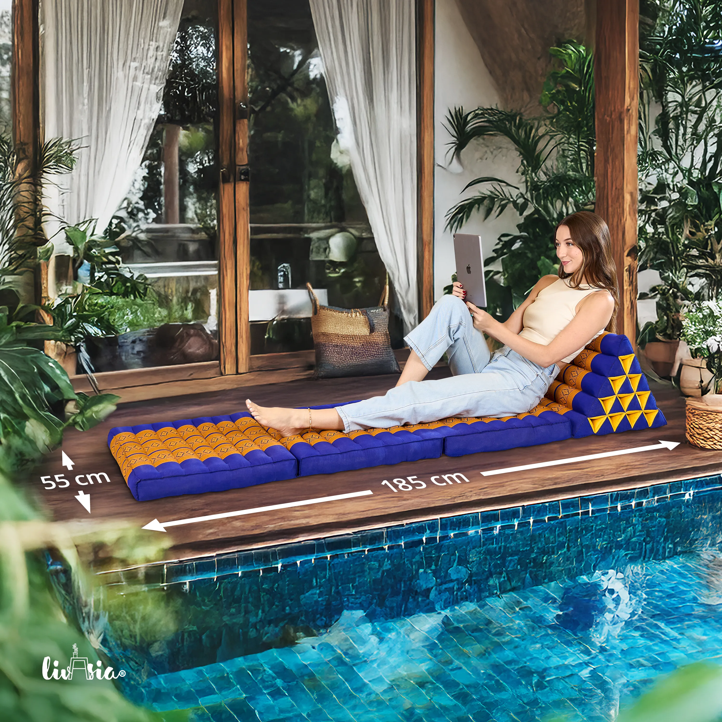 Kapok Thai Cushion XXL Tall