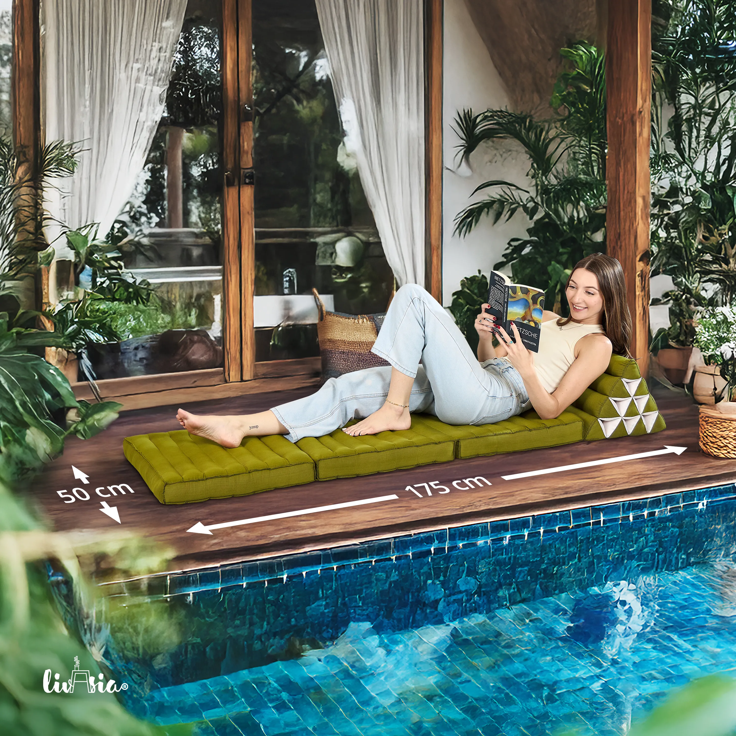 Kapok Thai Cushion 3 Fold, Basic