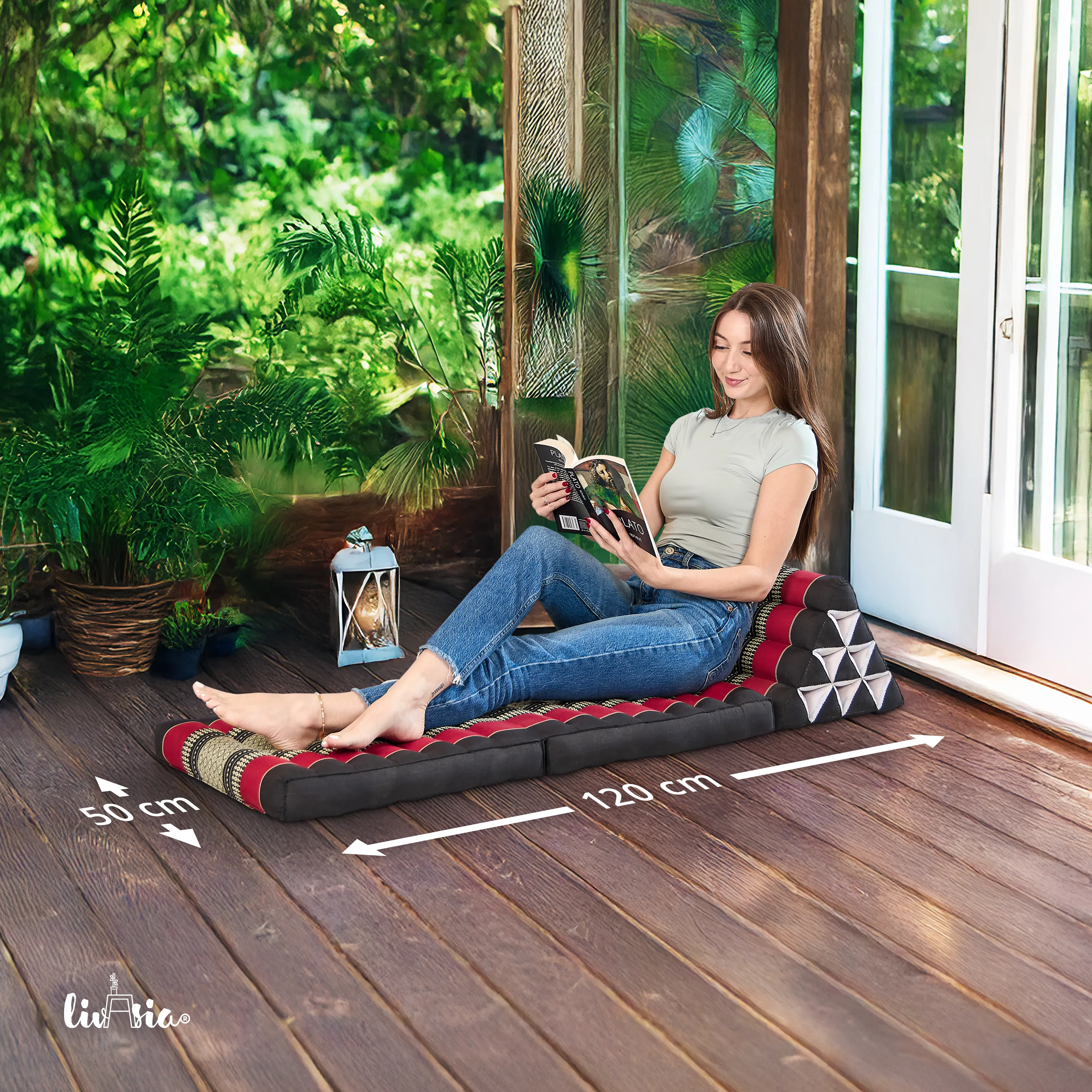 Kapok Thai Cushion 2 Fold