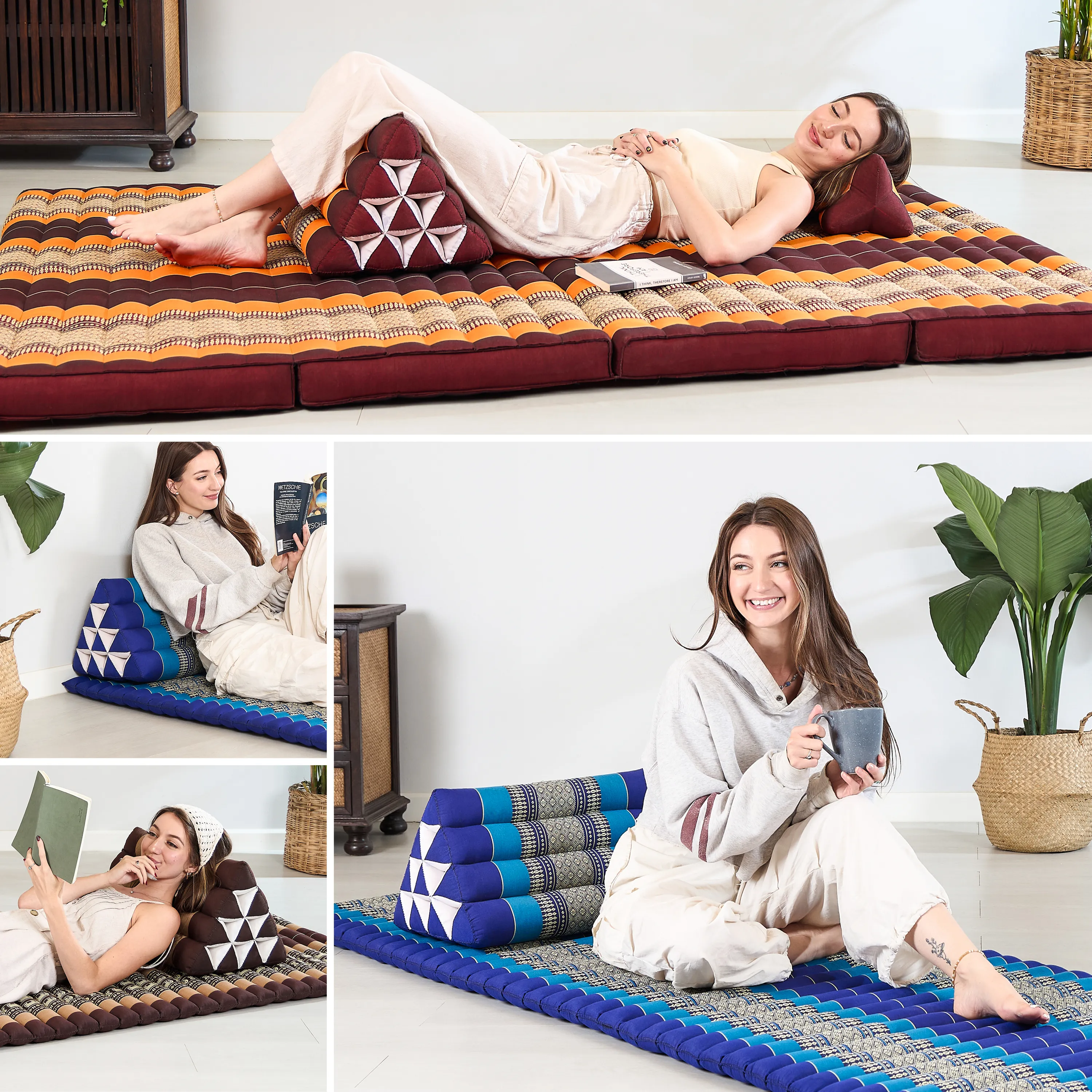 Kapok Triangle Cushion, Classic