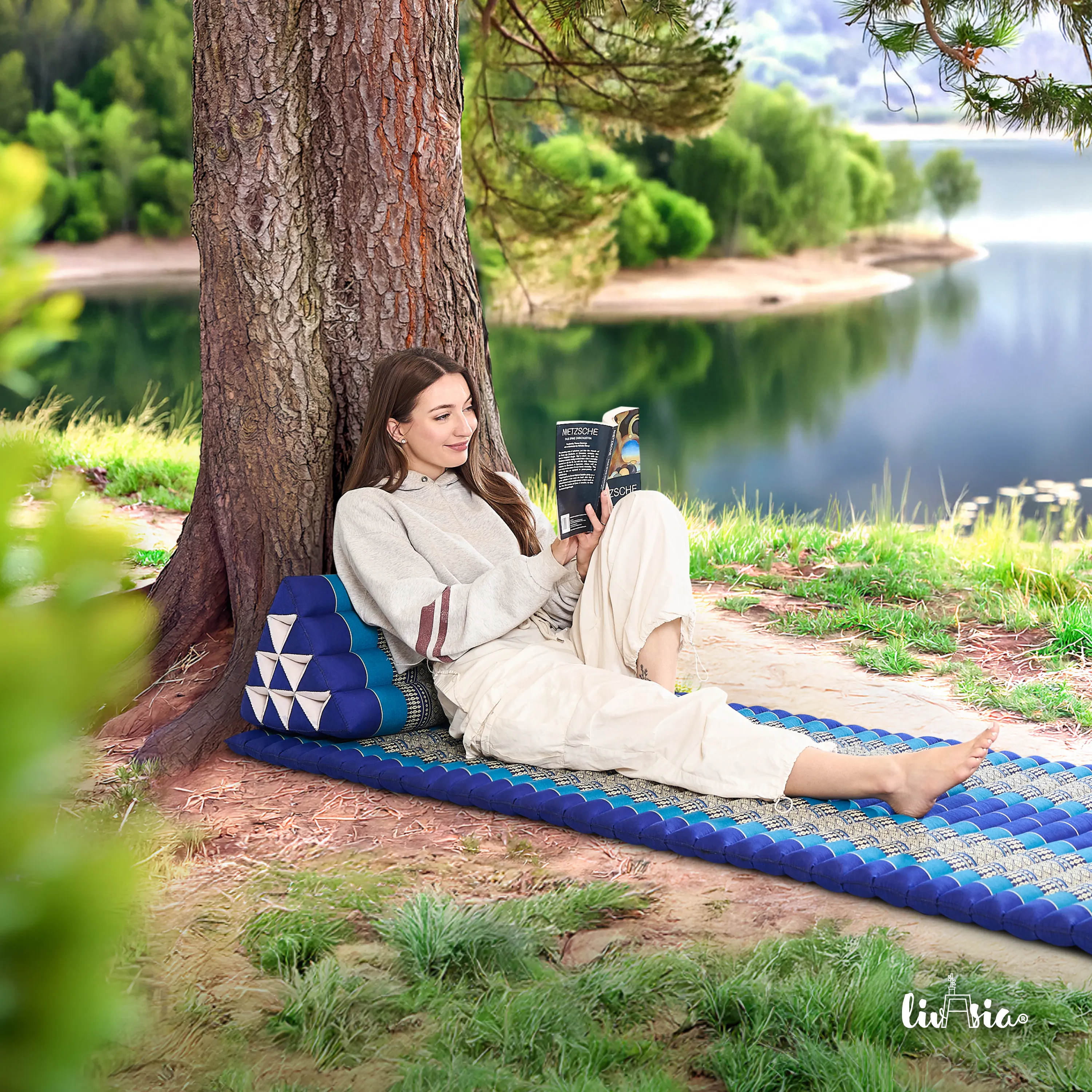 Kapok Triangle Cushion, Classic