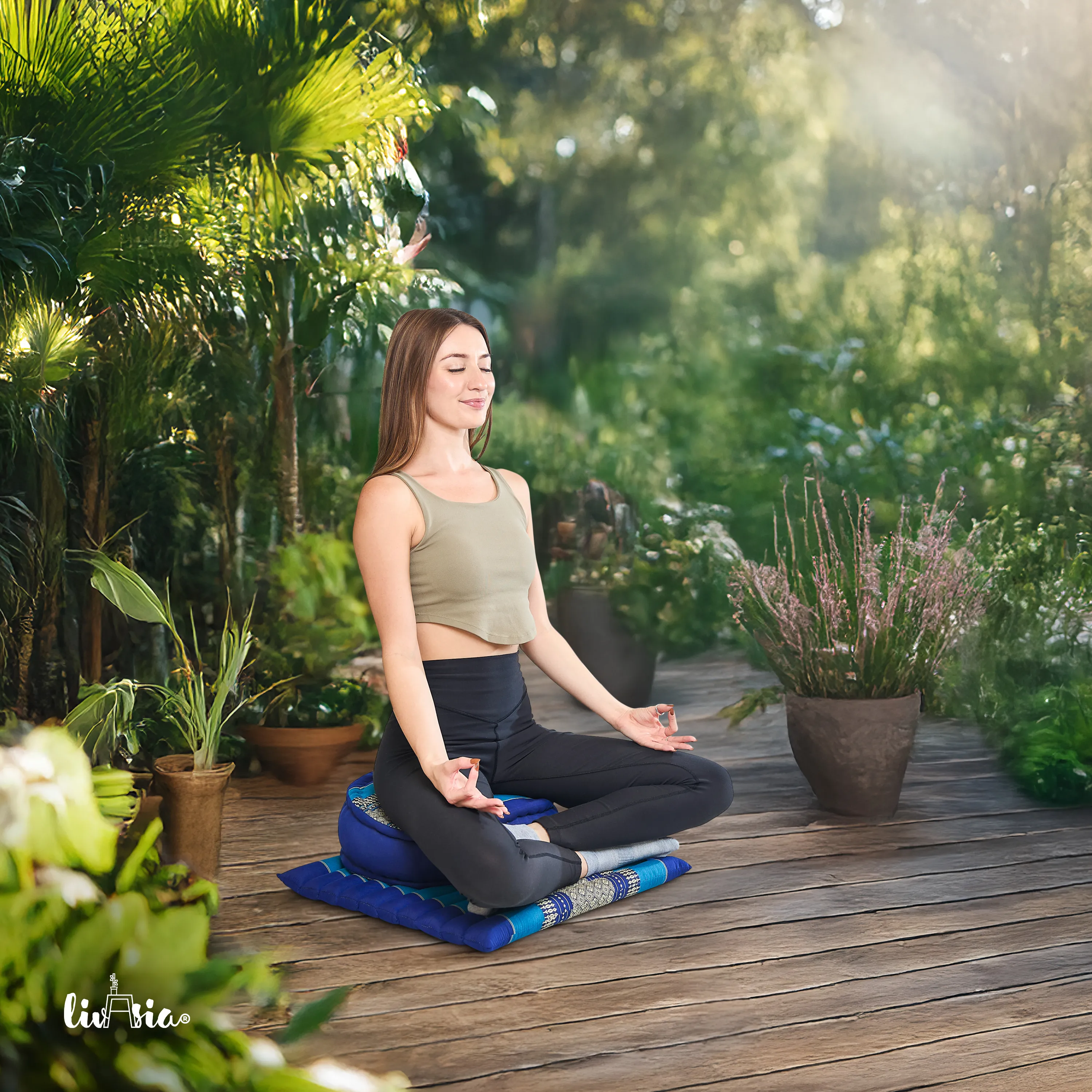 Kapok Meditation Cushion Set L