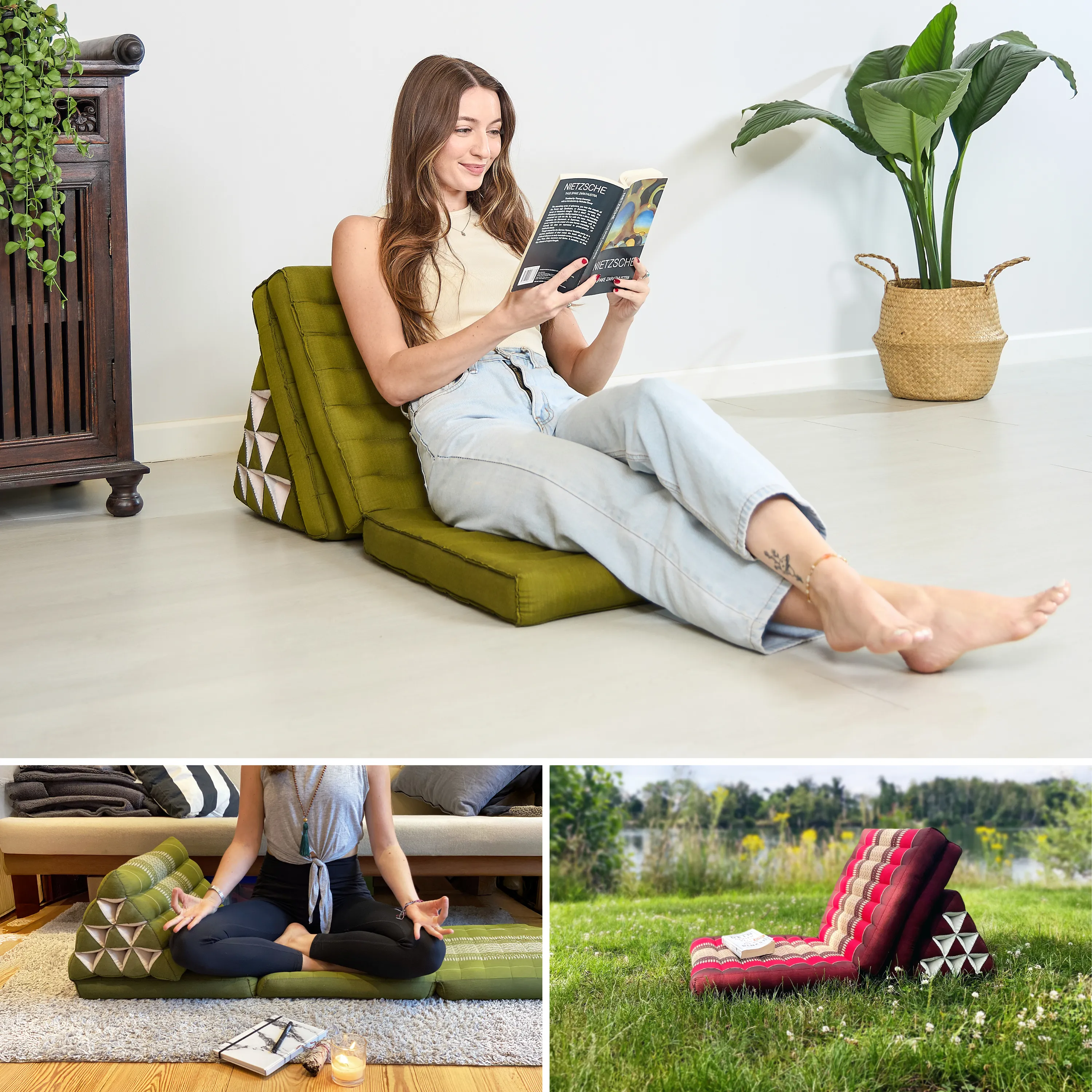 Kapok Thai Cushion 3 Fold, Basic