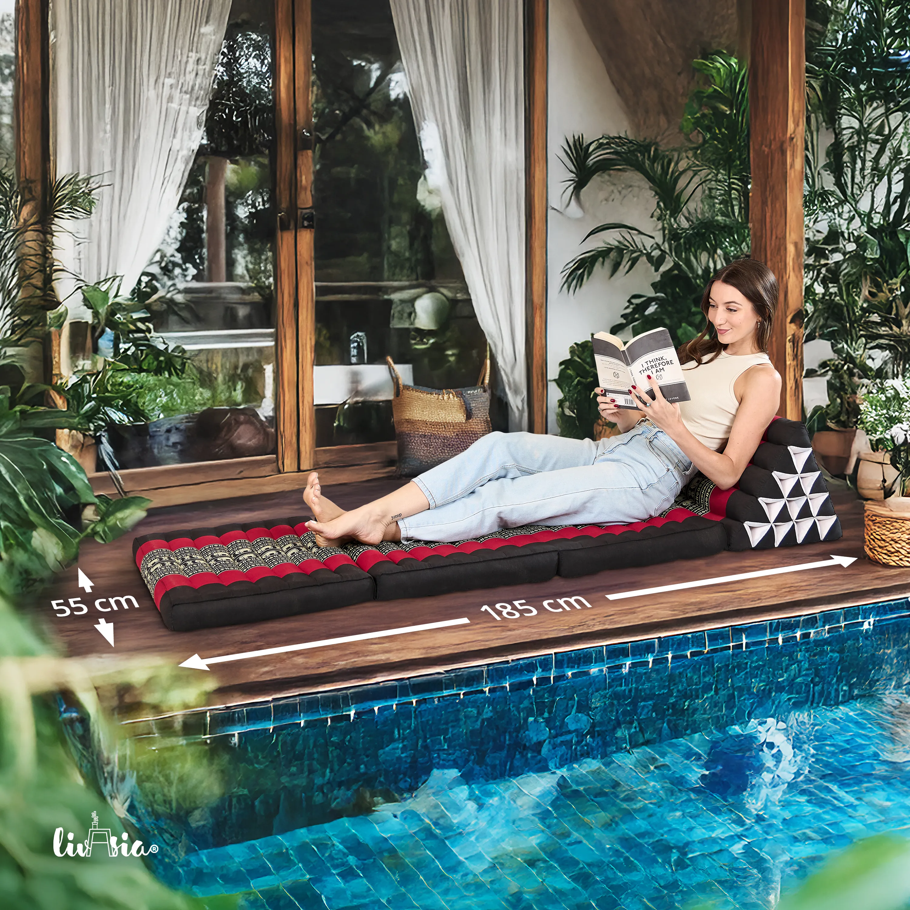 Kapok Thai Cushion XXL Tall
