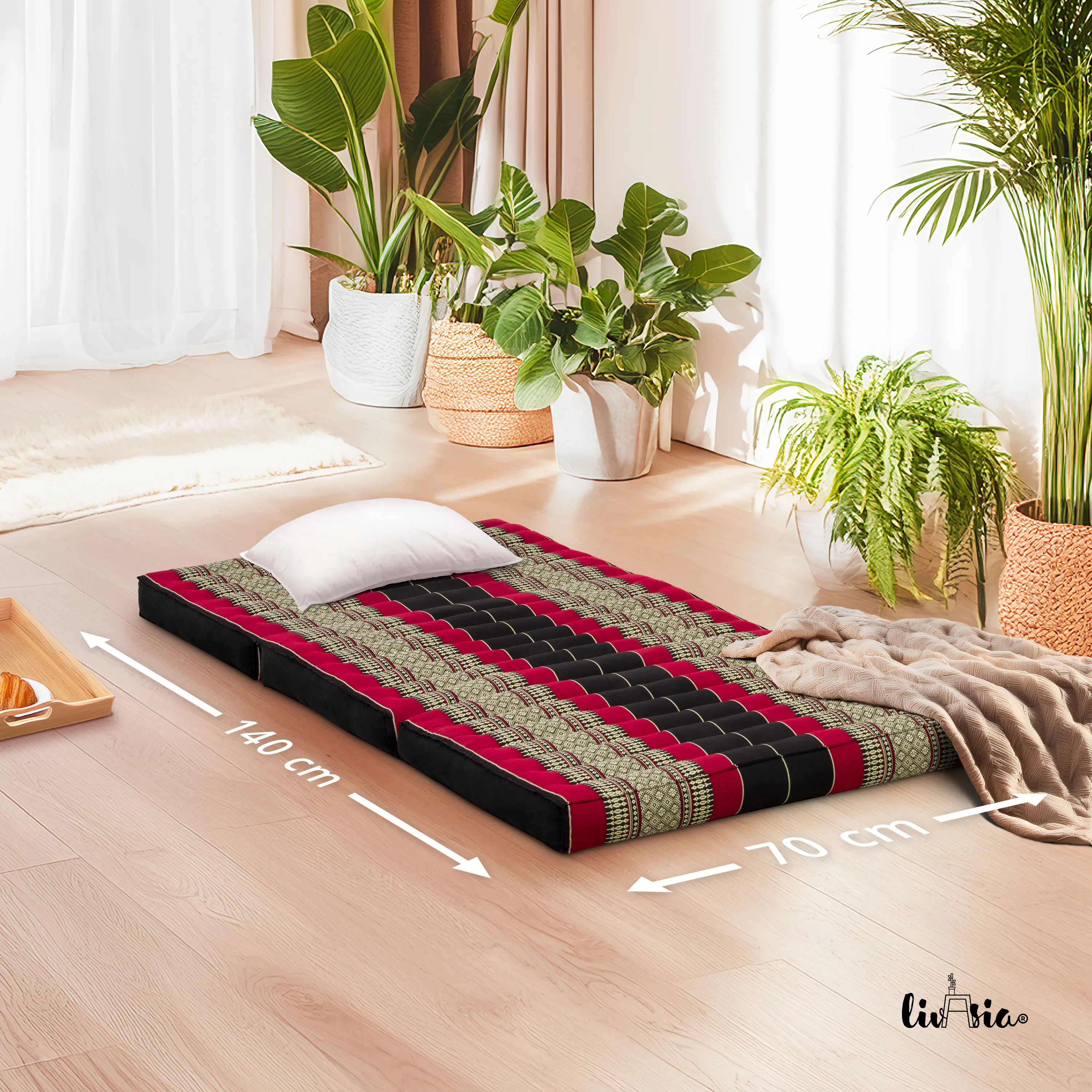 Kapok Folding Mattress for Kids, 70 cm wide