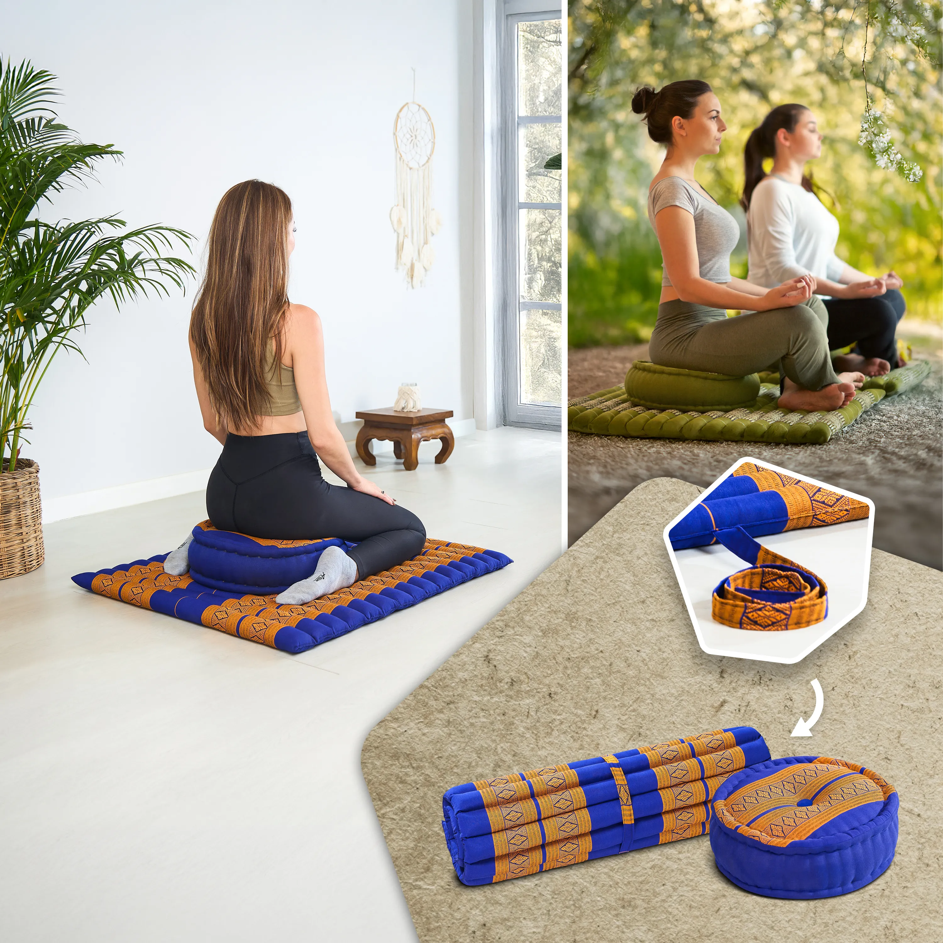 Kapok Meditation Cushion Set XL
