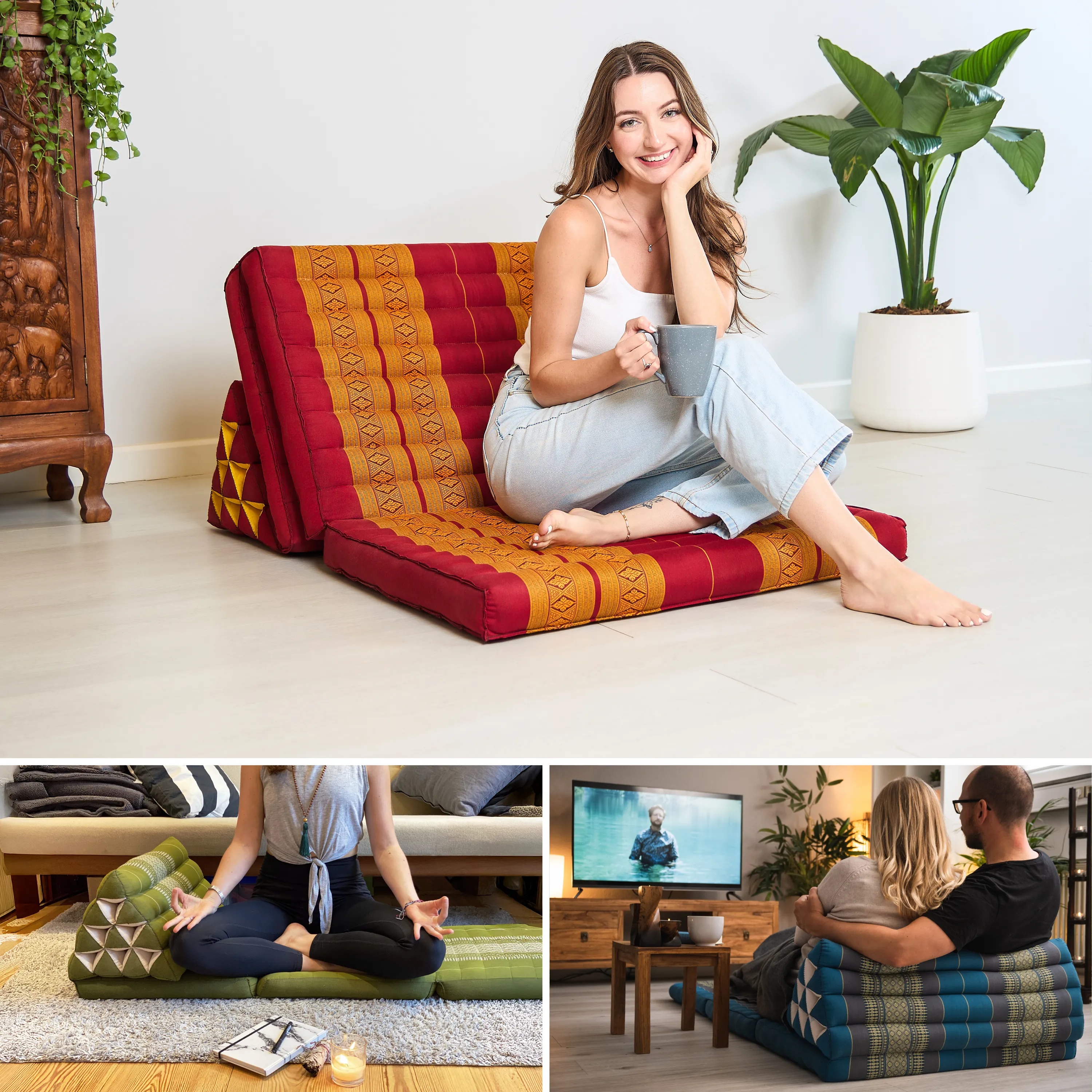 Kapok Thai Cushion XXL Wide