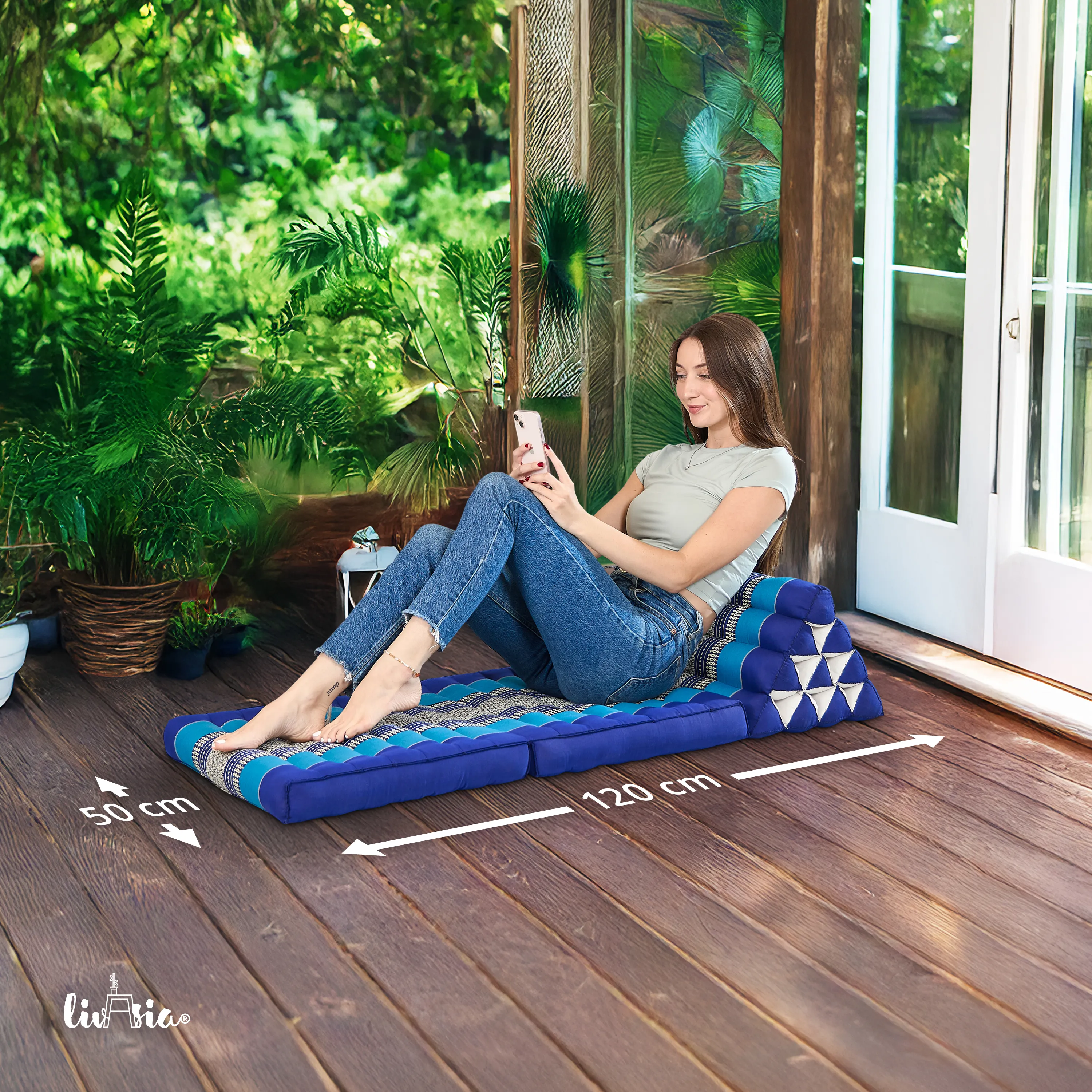 Kapok Thai Cushion 2 Fold