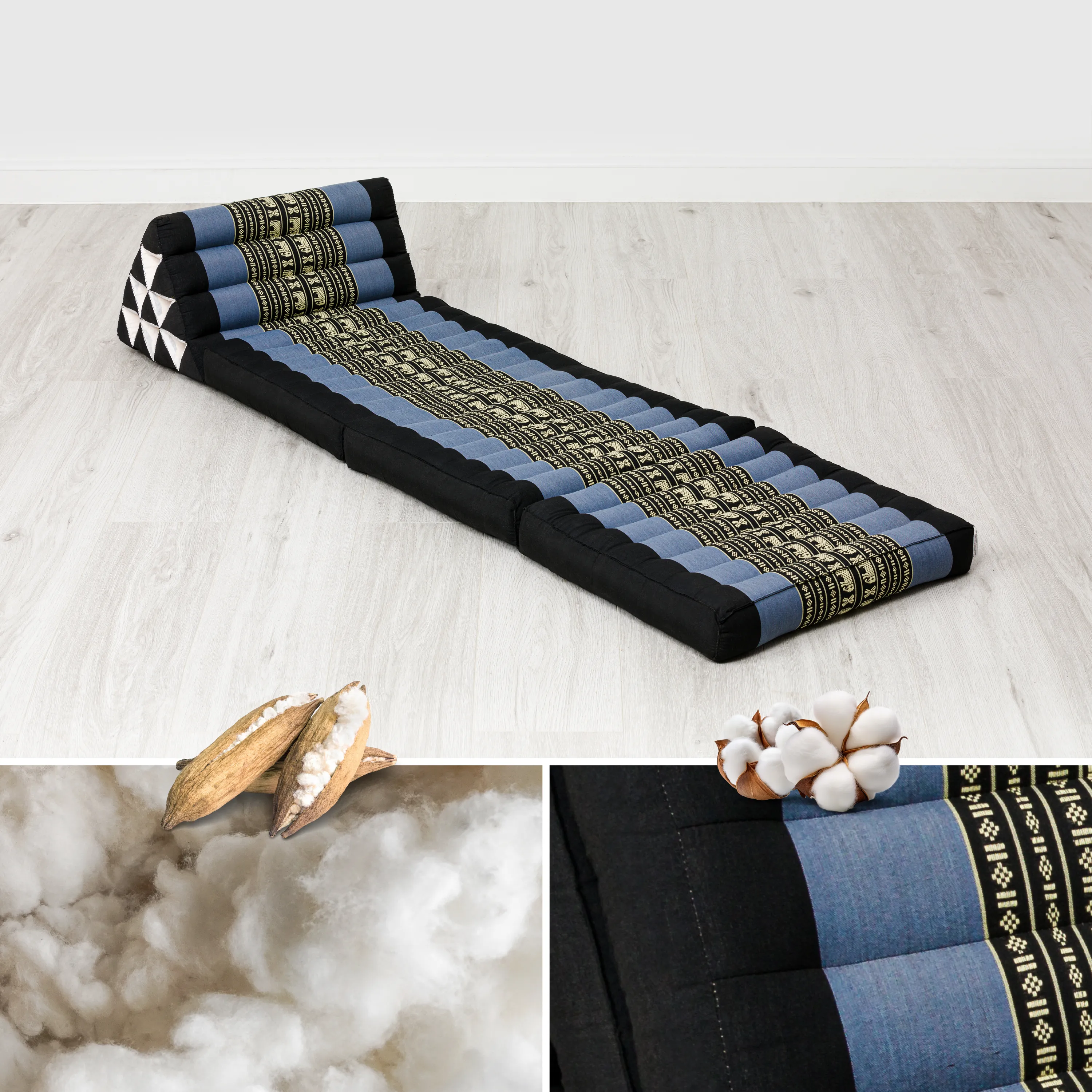 Kapok Thai Cushion 3 Fold, Classic